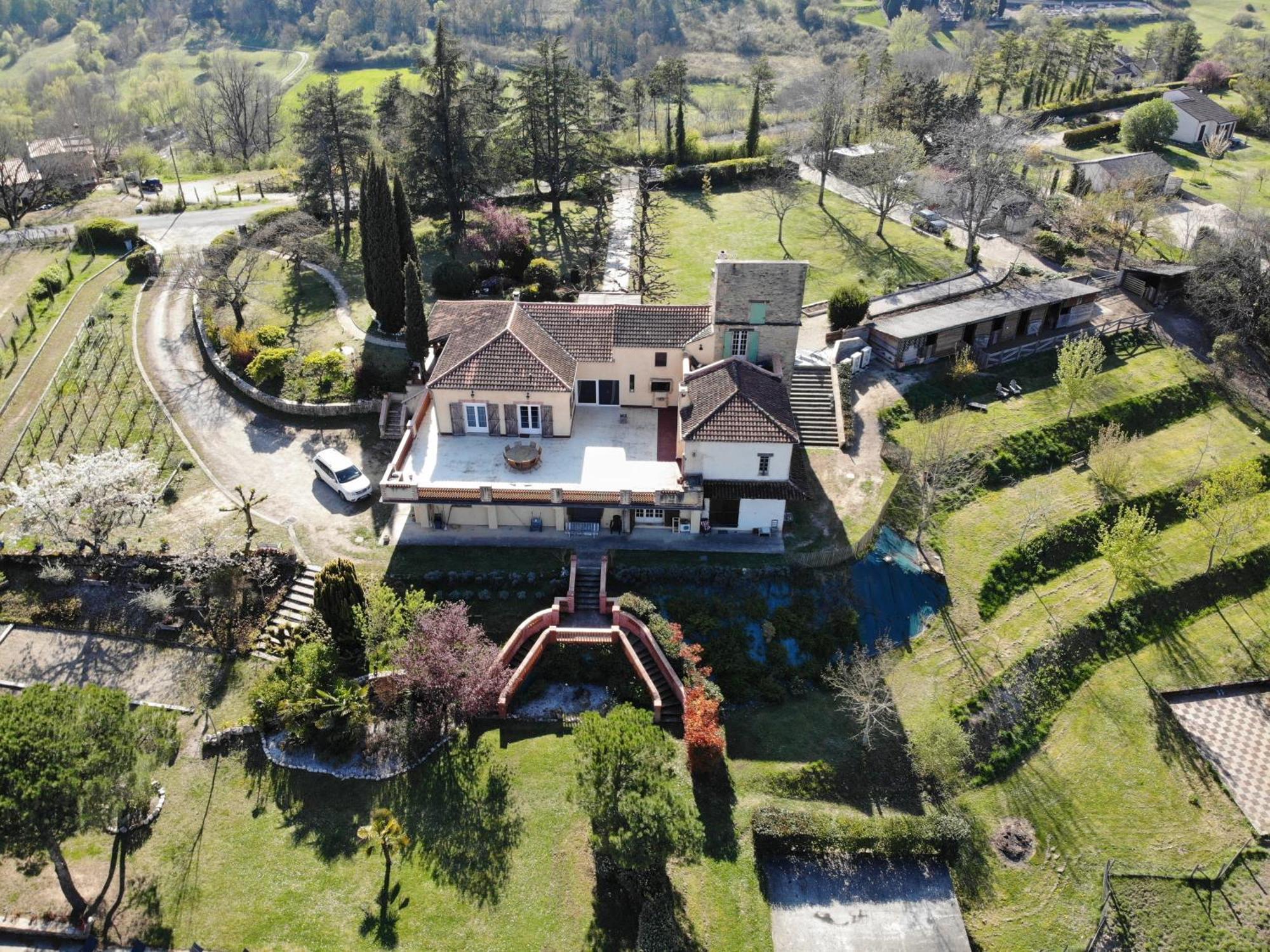 Villa Les Hauts Vallons Puylaroque Exterior photo